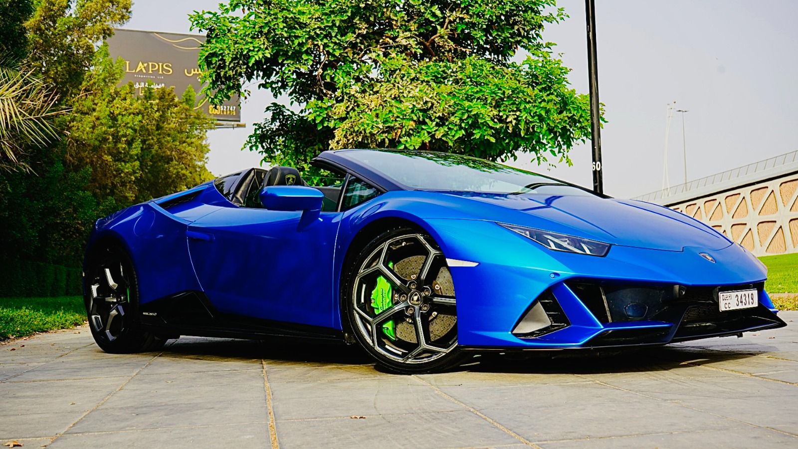 Lamborghini Huracán EVO Spyder Blue